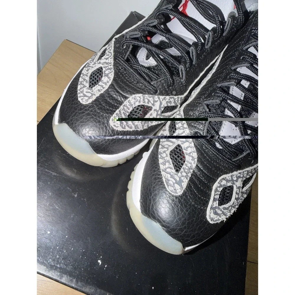 Air Jordan 11 Retro IE Low Black‎ Cement Size 9 Used 919712-006 Released 2020